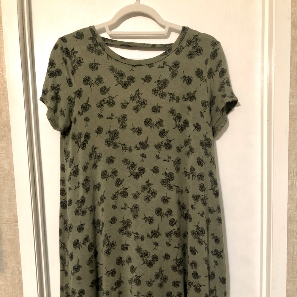 Casual floral print dress
